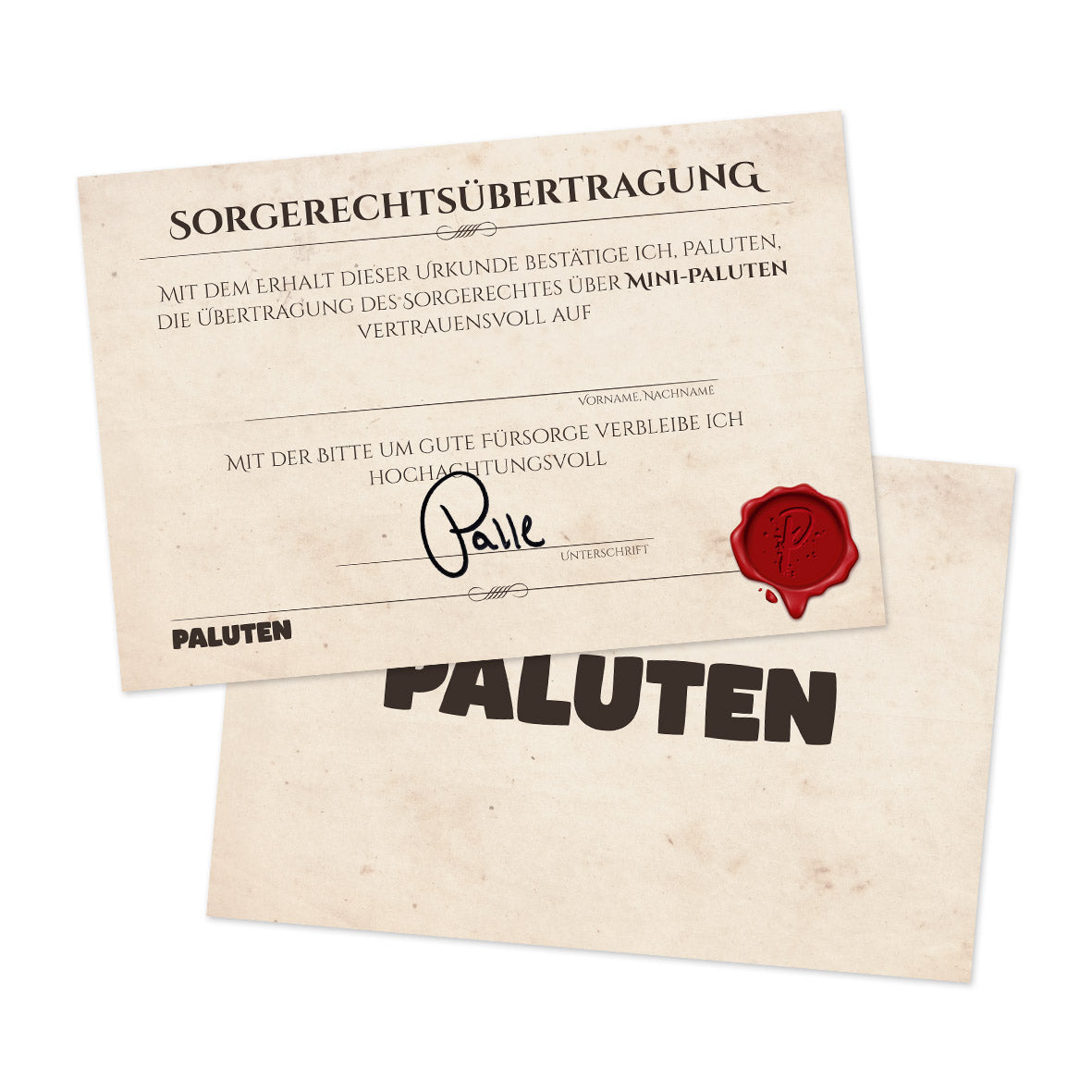 Mini Paluten - Plüschfigur